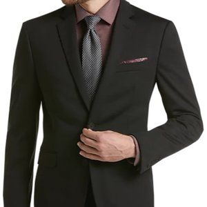 Kenneth Cole Black Suit - Extra Slim Worn Once!